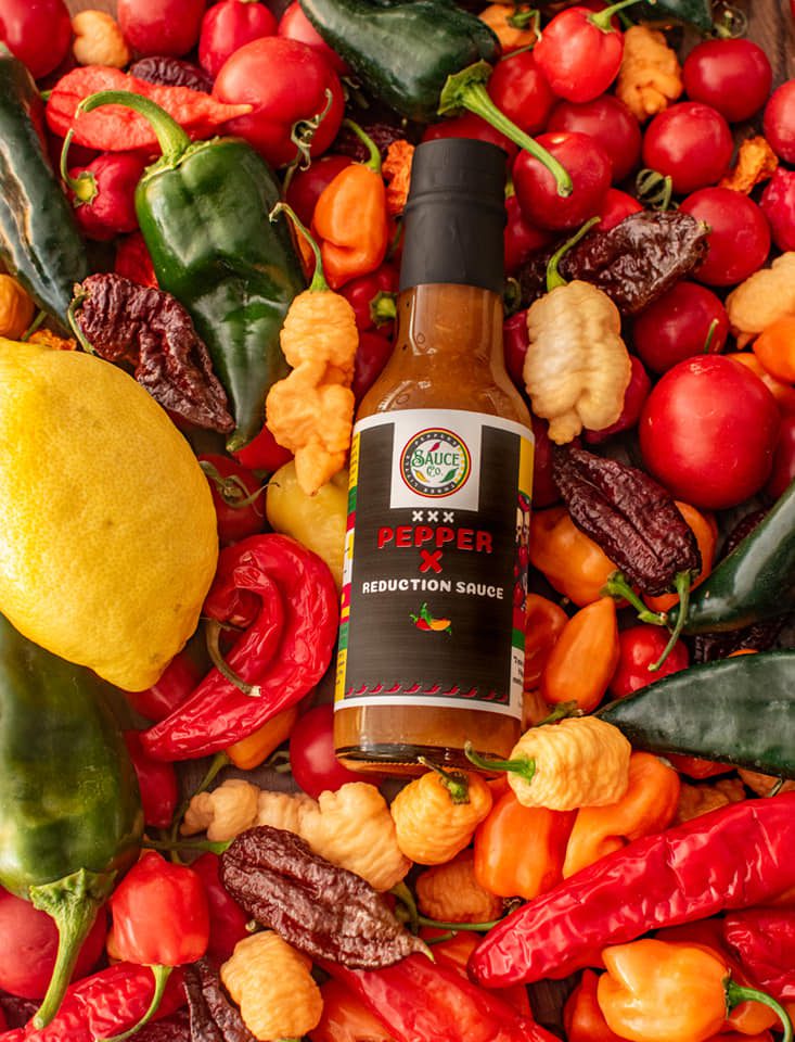 XXX Pepper X reduction sauce