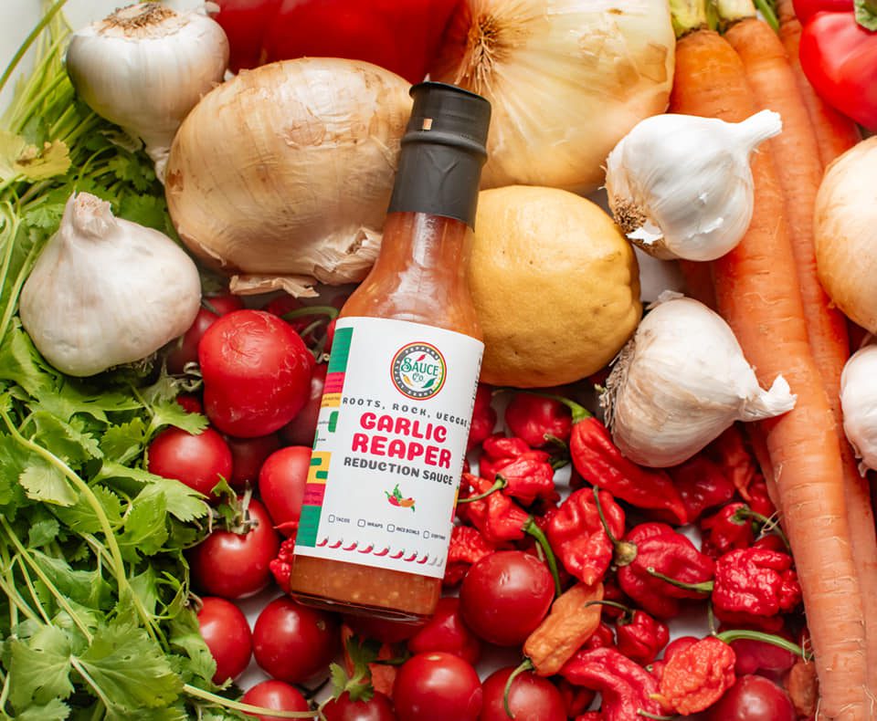Roots Rock Veggae garlic reaper sauce